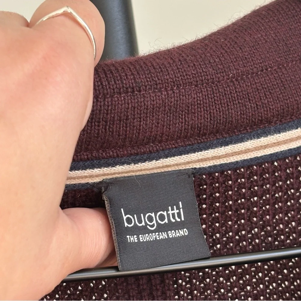 • [Bugatti] Men’s 1/4 Zip Sweater •